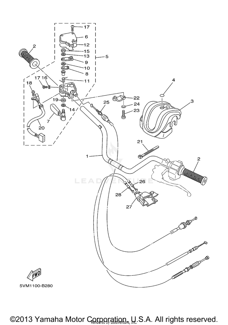 Steering Handle Cable Schematic