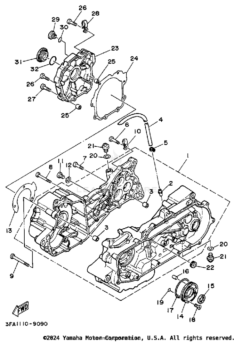 Crankcase Schematic
