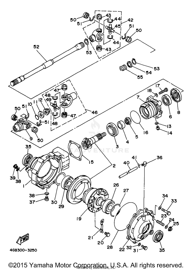 Front Differential Schematic