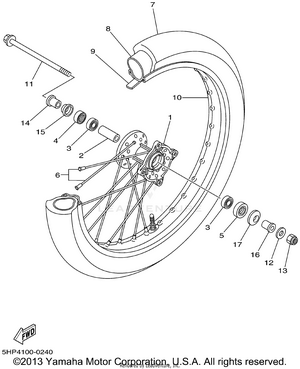 Front Wheel 2 Schematic