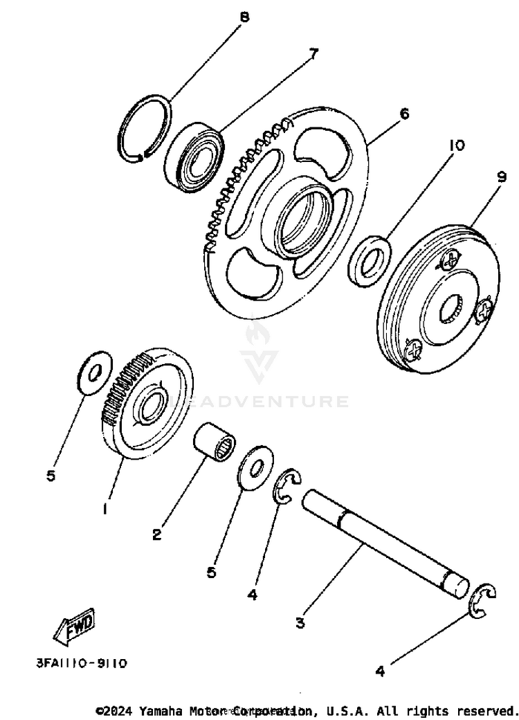 Starter Clutch Schematic