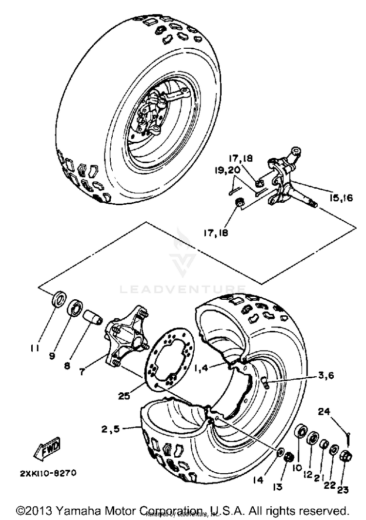Front Wheel Schematic