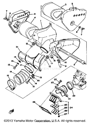 Intake Yz400c Schematic