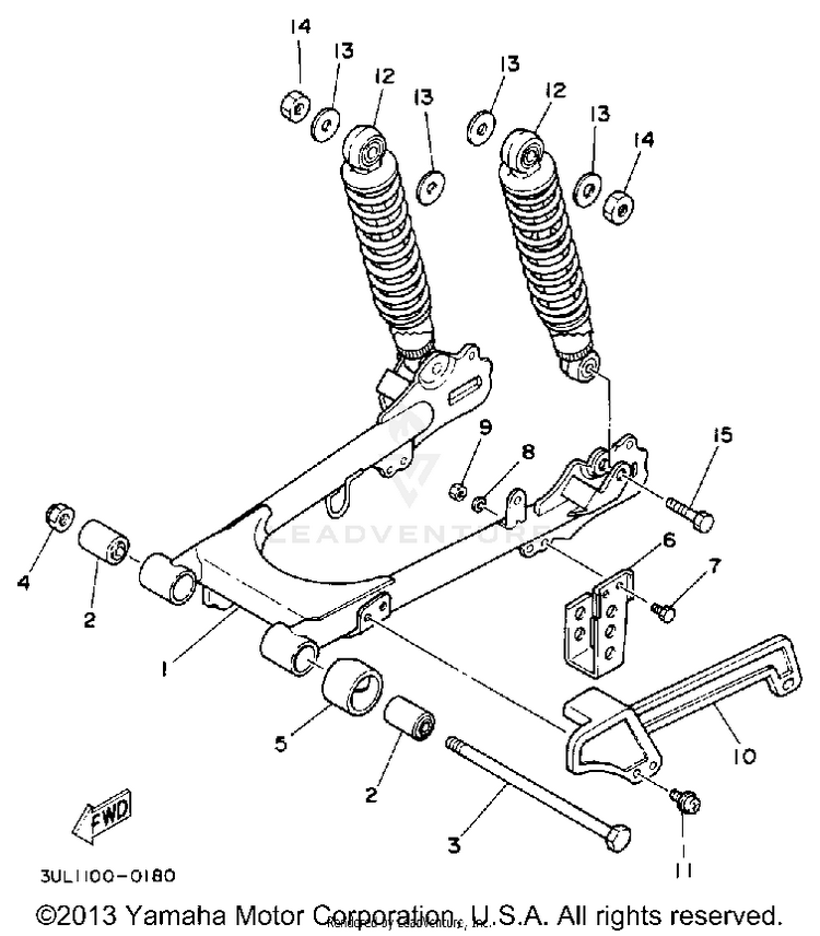 Swing Arm-Suspension Schematic