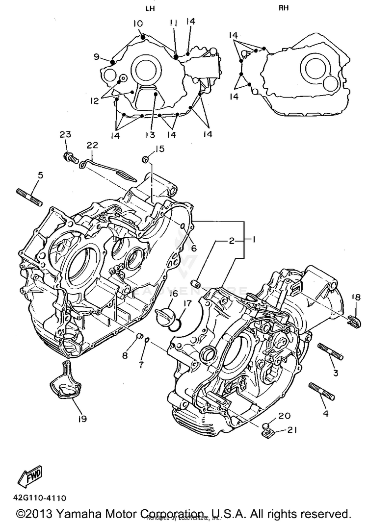 Crankcase Schematic
