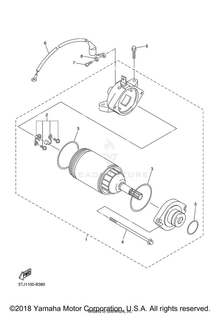 Starting Motor Schematic