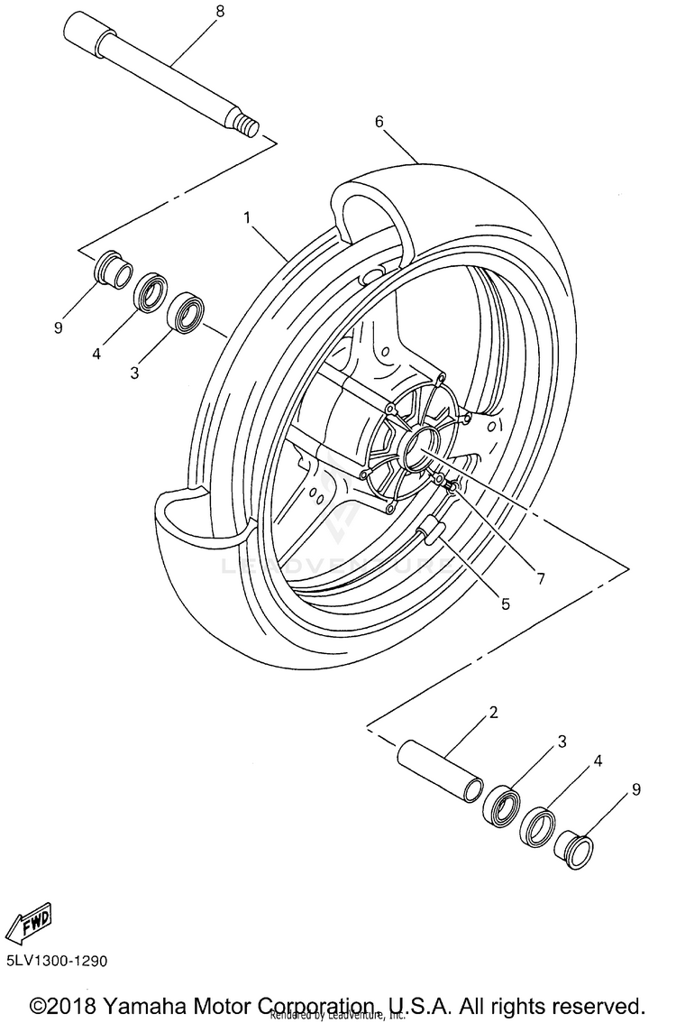 Front Wheel Schematic