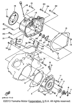 Crankcase Cover 1 Schematic