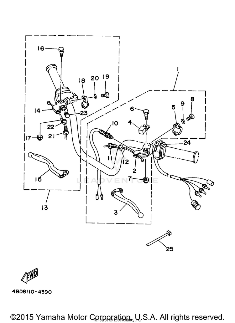 Handle Switch Lever Schematic