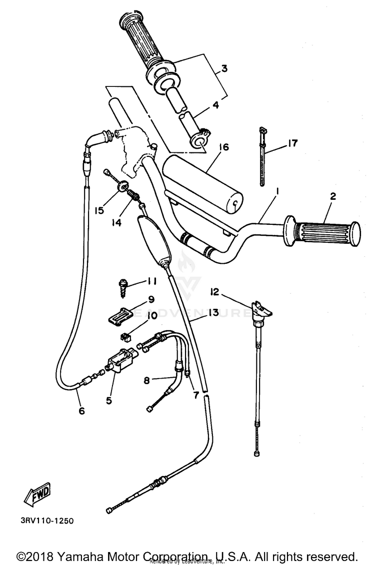 Steering Handle Cable Schematic