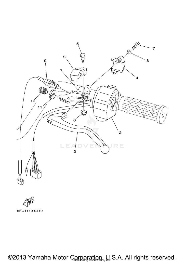 Handle Switch Lever Schematic