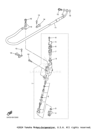 Rear Master Cylinder Schematic