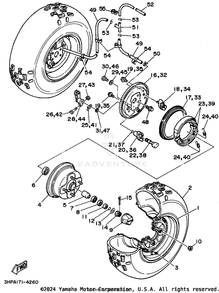 Front Wheel Schematic