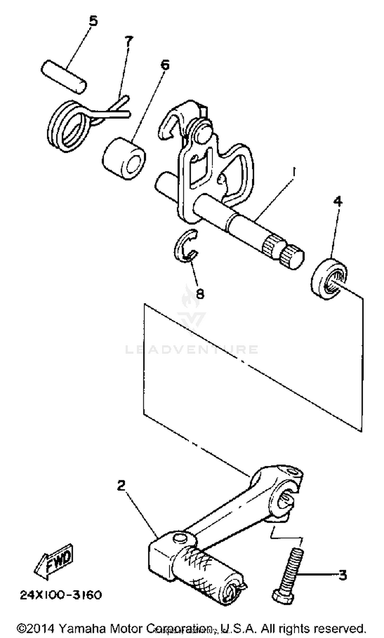 Shift Shaft Schematic