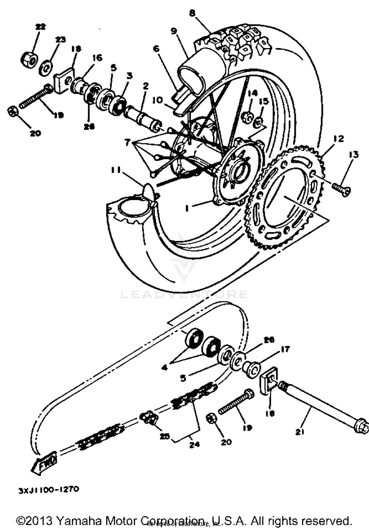 Rear Wheel Schematic
