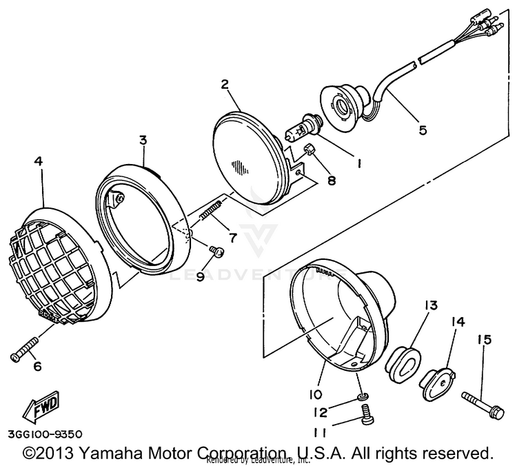 Headlight Schematic