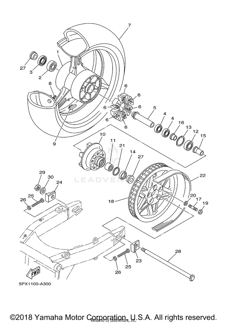 Rear Wheel Schematic