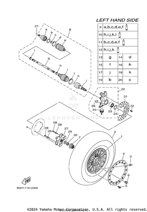 Front Wheel Schematic