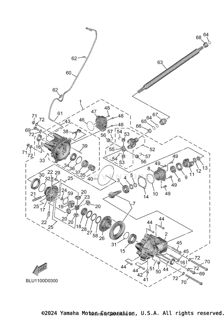 Front Differential Schematic