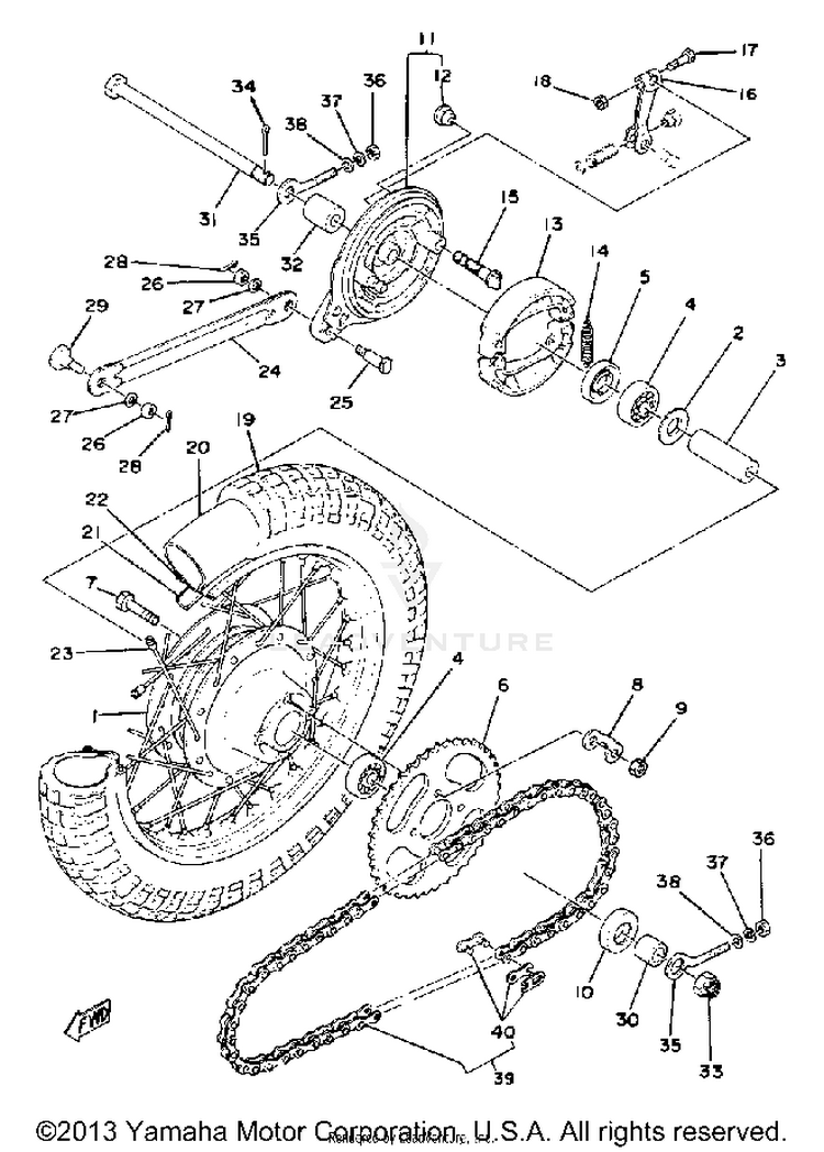 Rear Wheel Schematic