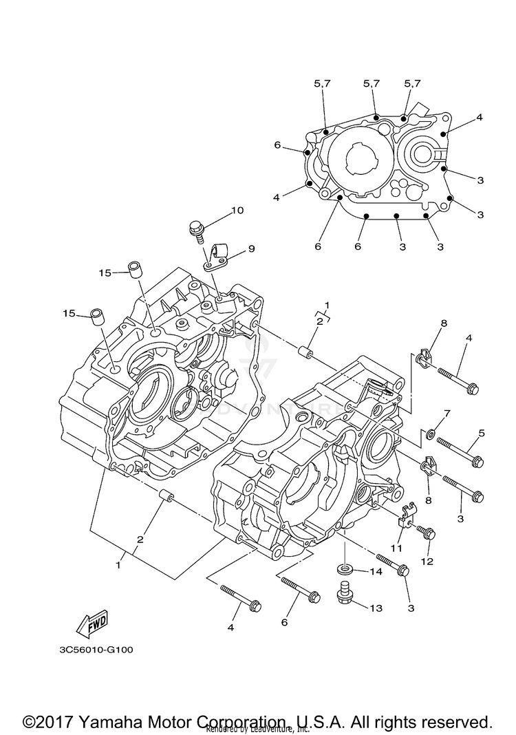Crankcase Schematic