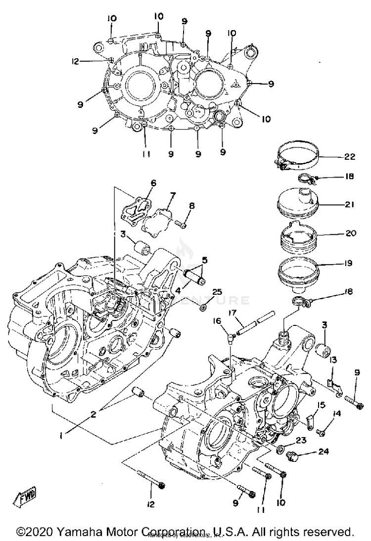 Crankcase Schematic