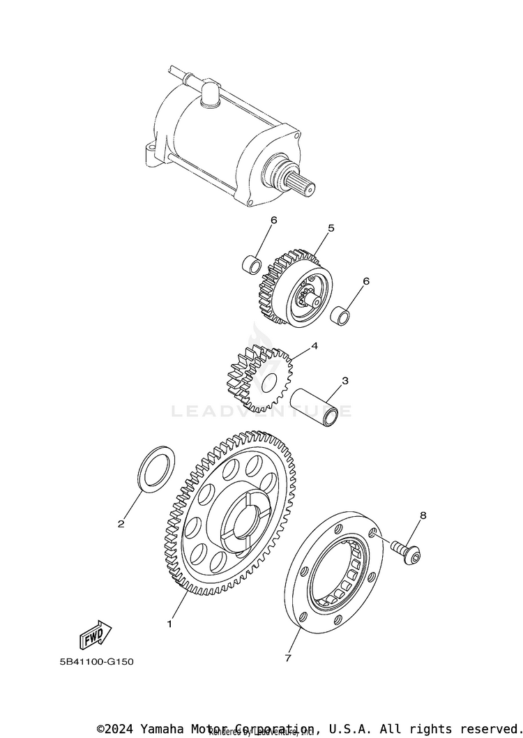 Starter Clutch Schematic