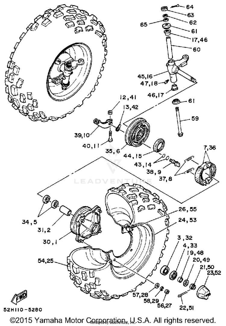 Front Wheel Schematic