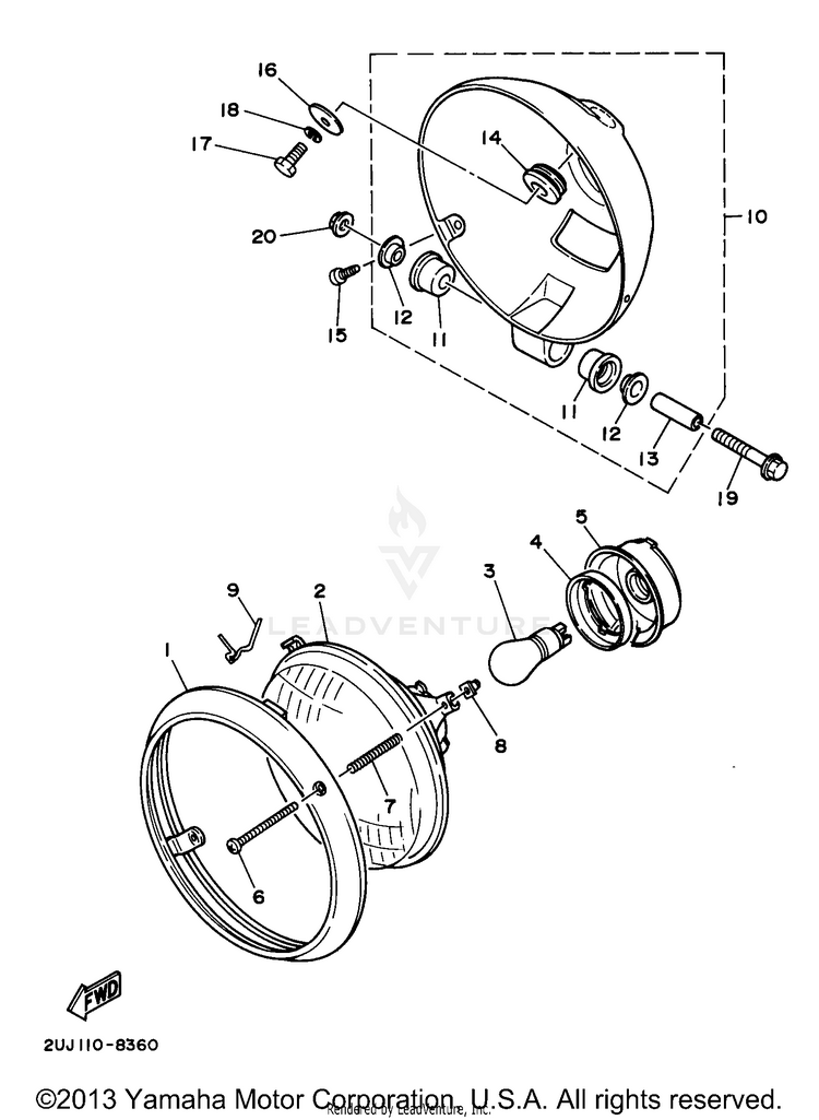 Headlight Schematic
