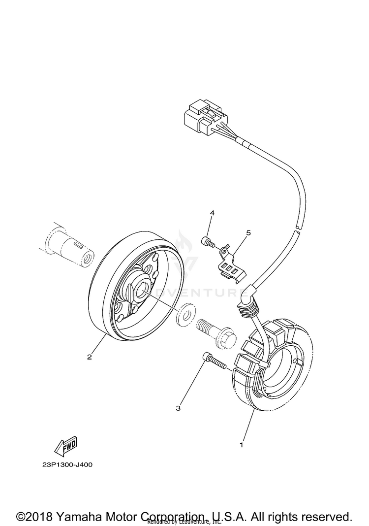 Generator SUPER TENERE - XTZ12GCY - 2016 Schematic