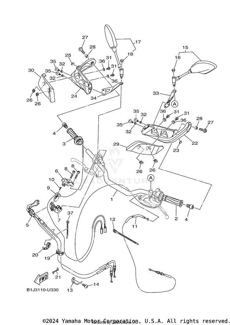 Steering Handle Cable Schematic
