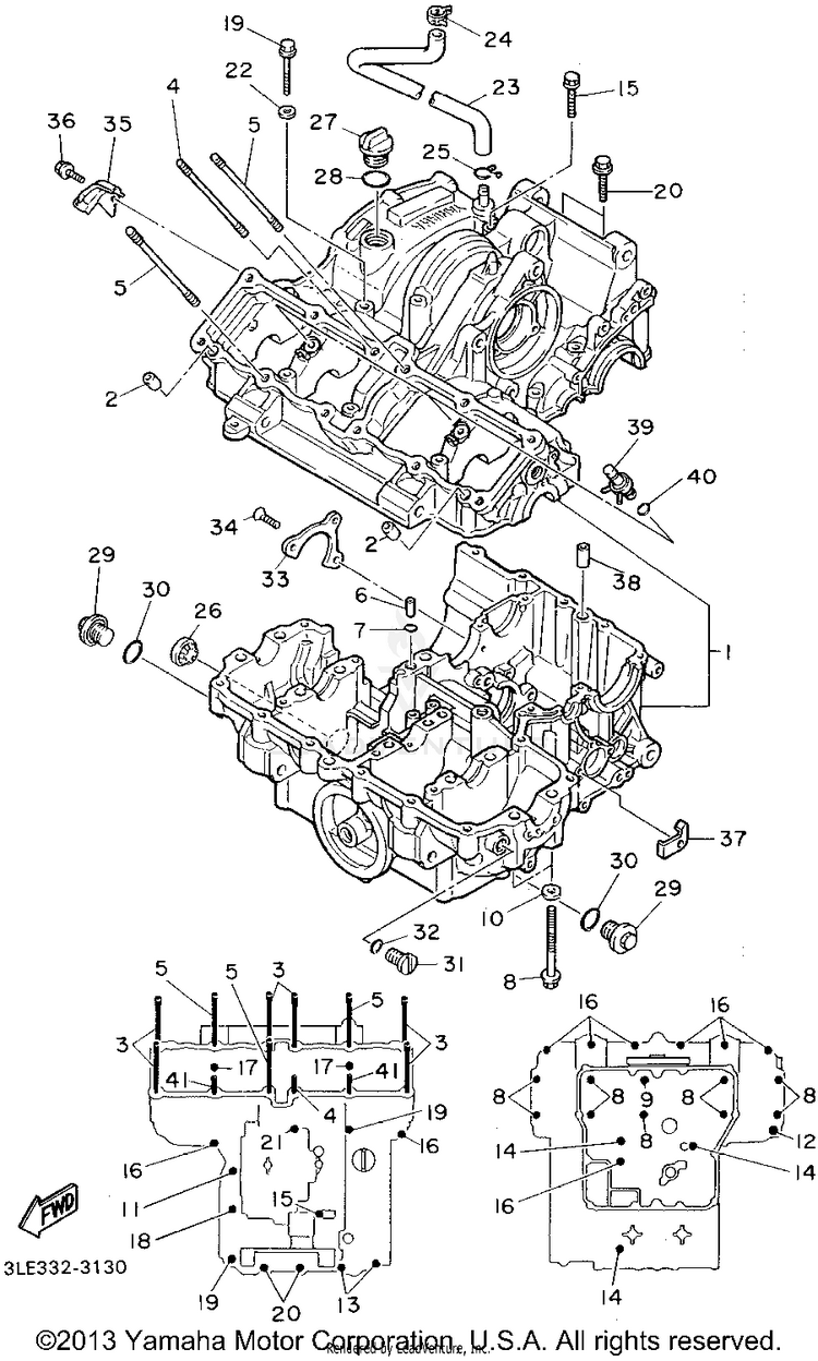 Crankcase Schematic