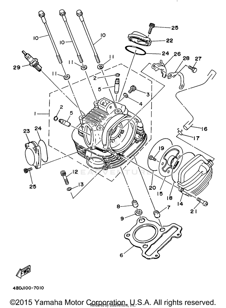 Cylinder Head Schematic