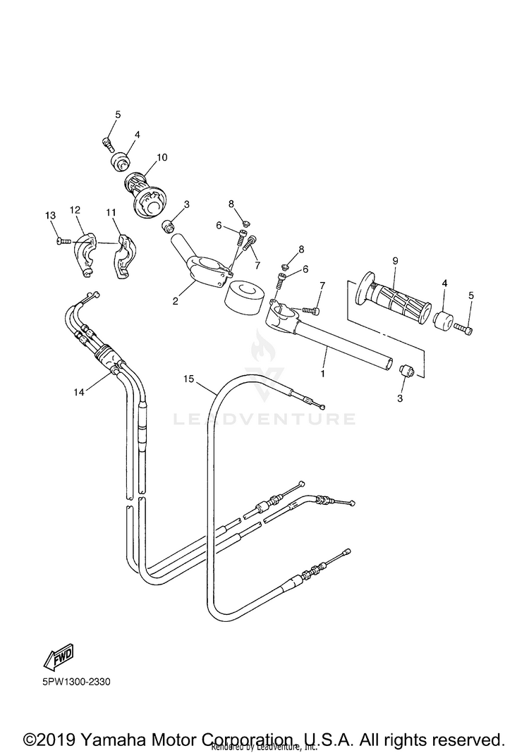 Steering Handle Cable Schematic