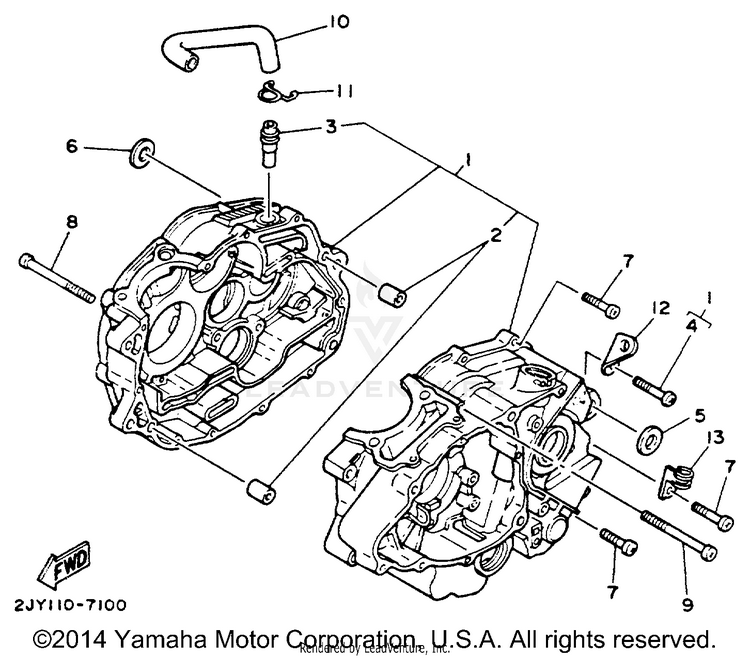 Crankcase Schematic