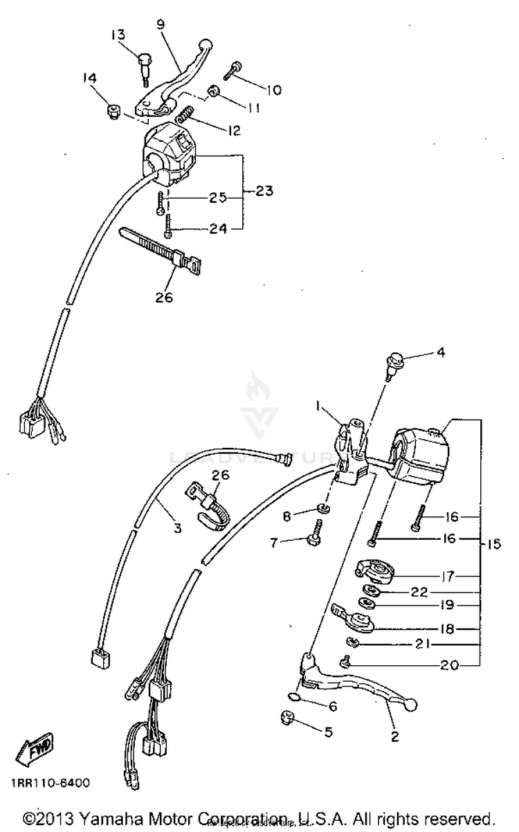 Handle Switch Lever Schematic