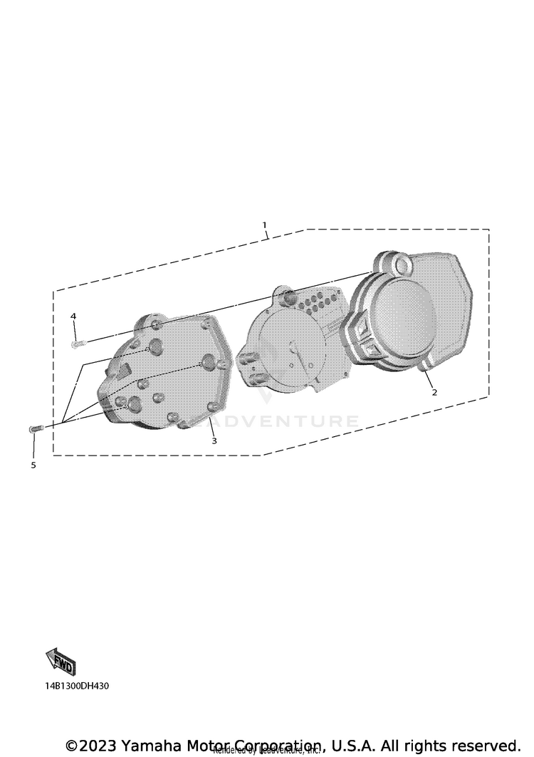 Meter YZFR6 - YZFR6L1CB - 2020 Schematic