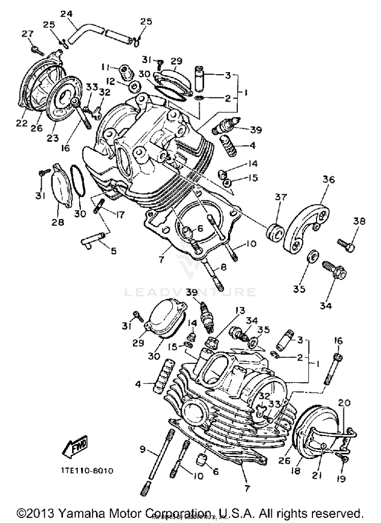 Cylinder Head Schematic