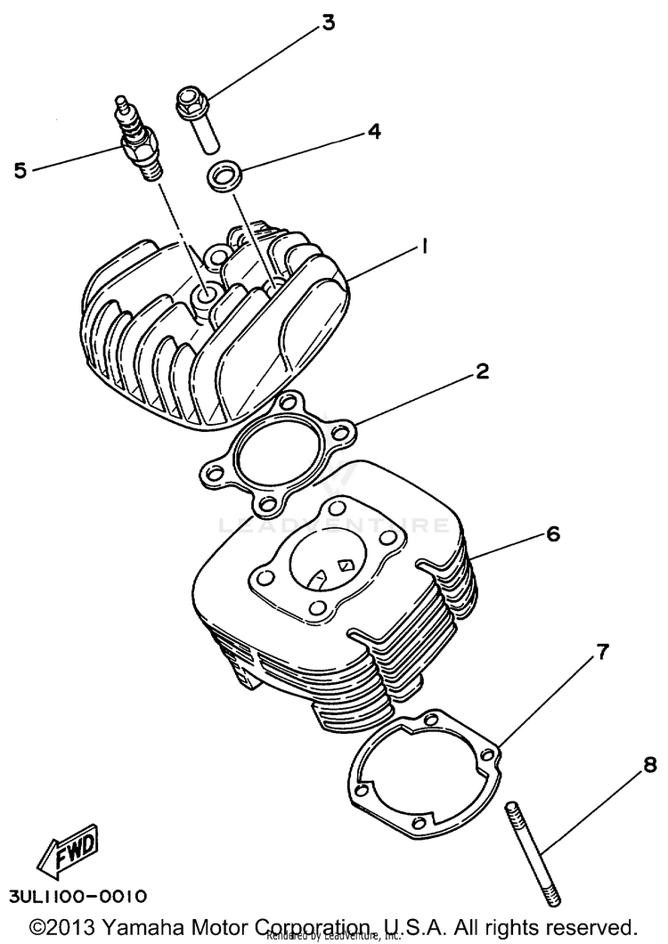 Cylinder Head Schematic