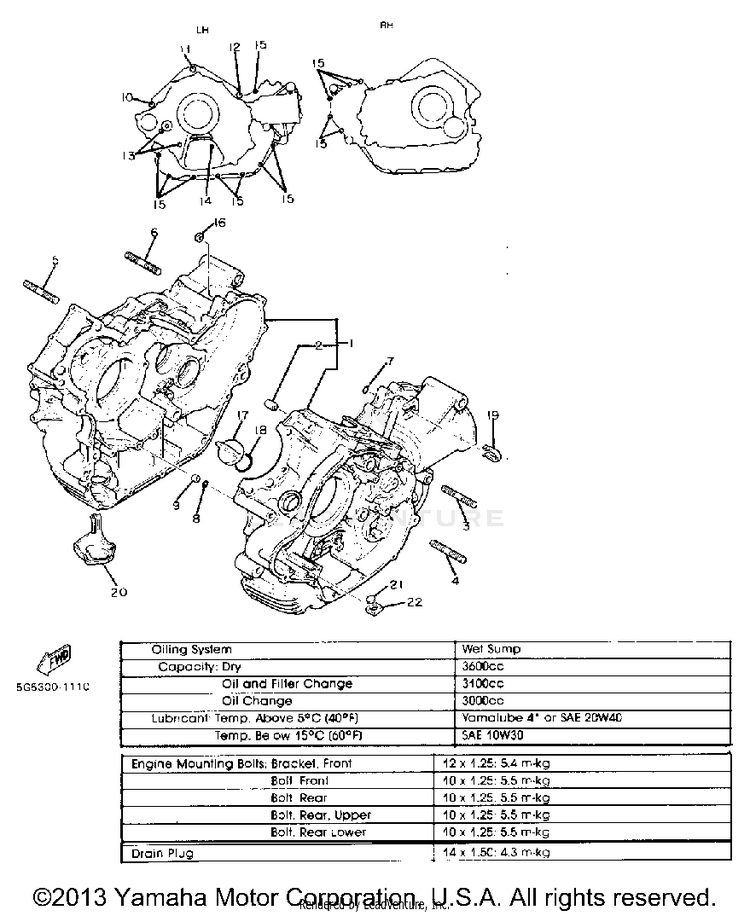 Crankcase Schematic
