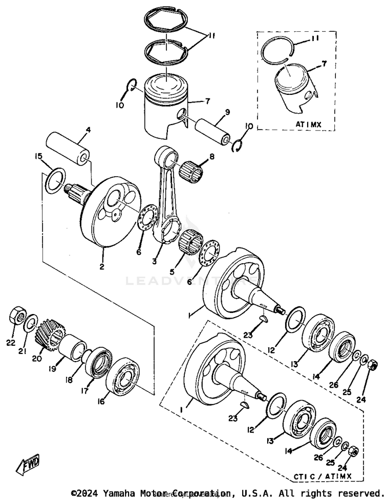 Crank & Piston Schematic