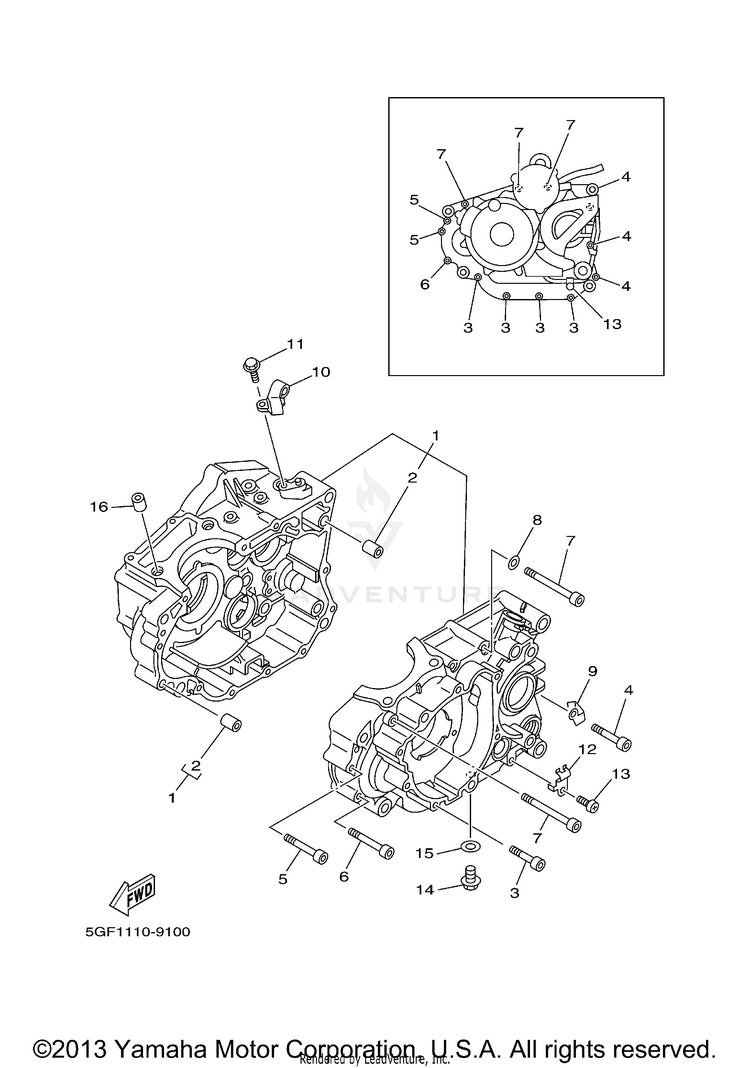 Crankcase Schematic
