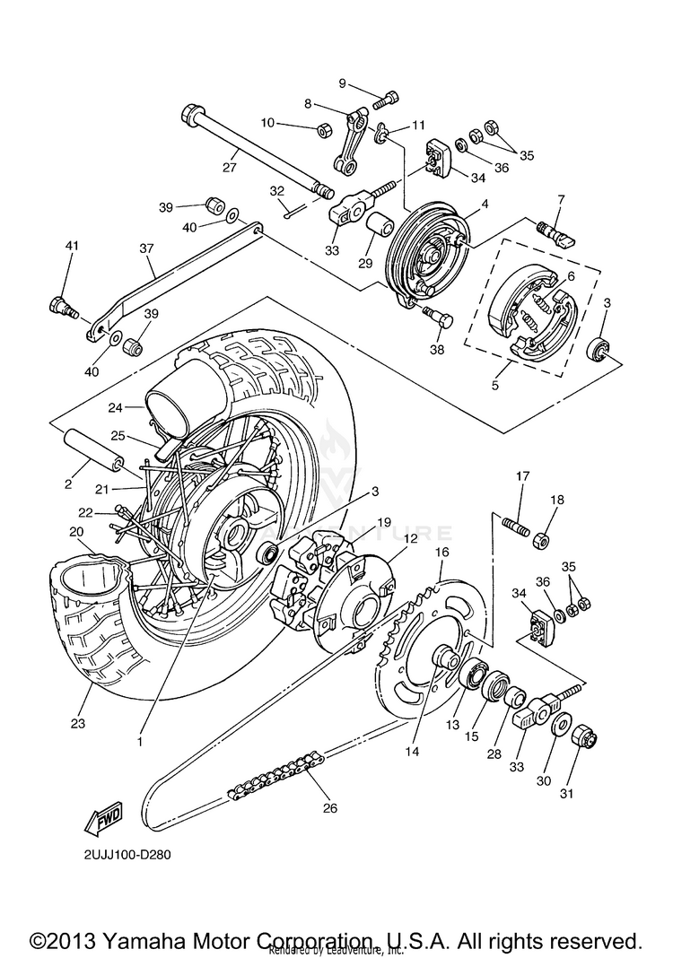 Rear Wheel Schematic