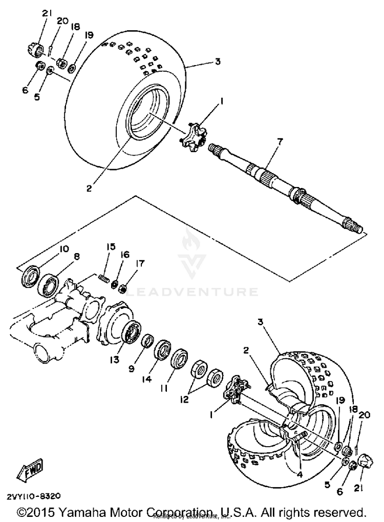 Rear Wheel Schematic