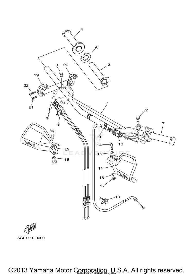 Steering Handle Cable Schematic