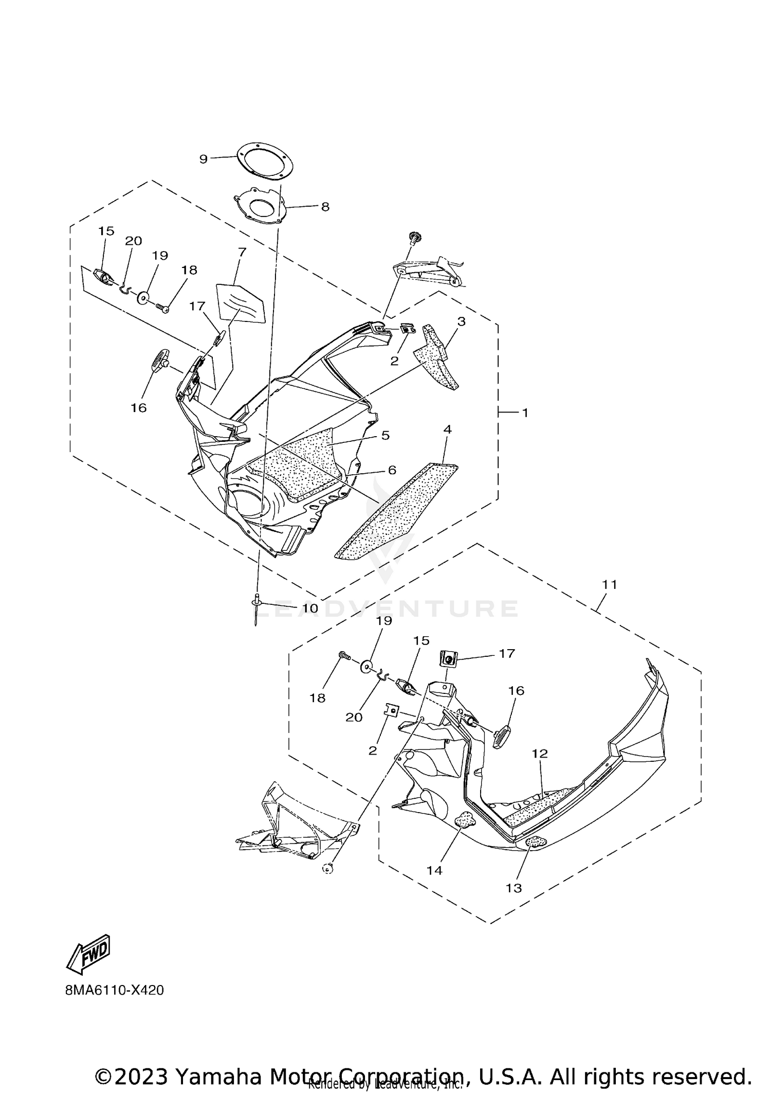 Assembly diagram