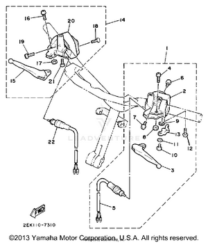 Handle Switch - Lever Schematic