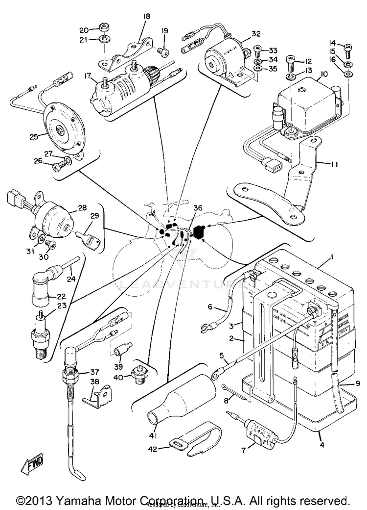 Electrical (At1-B) AT1B - 1970 Schematic
