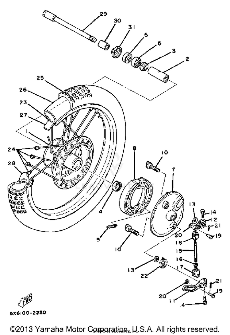 Front Wheel Schematic