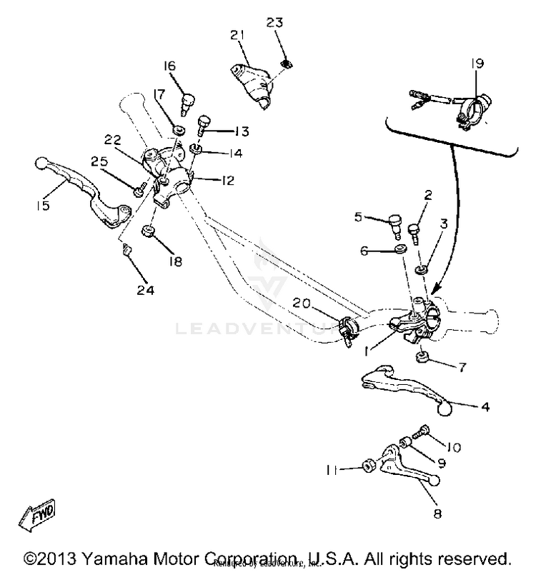 Handle Switch-Lever Schematic